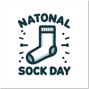 National sock day Posters and Art